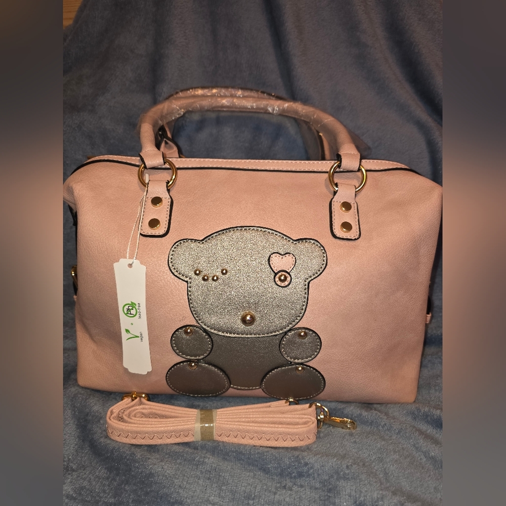 Pink Bear Design Women's Bag